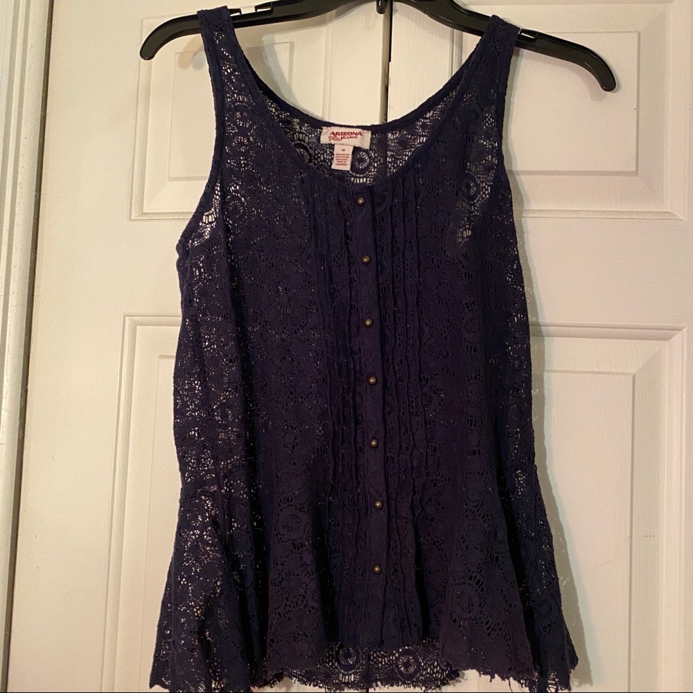 Medium Dark Blue Tank Top